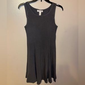 Dark grey flare dress